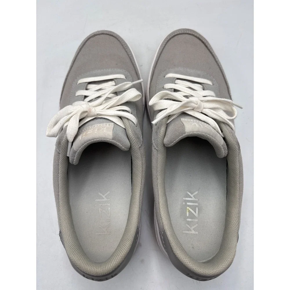 Kizik‎ Prague Comfortable Canvas & Suede Slip On Sneakers, Sz 8M/9.5 W